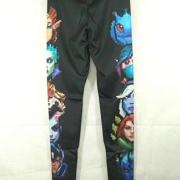 WeLoveFine Dota 2 Hero Pixel Digital Totem Legging Size L Cosplay Comicon Gaming - Picture 5 of 6